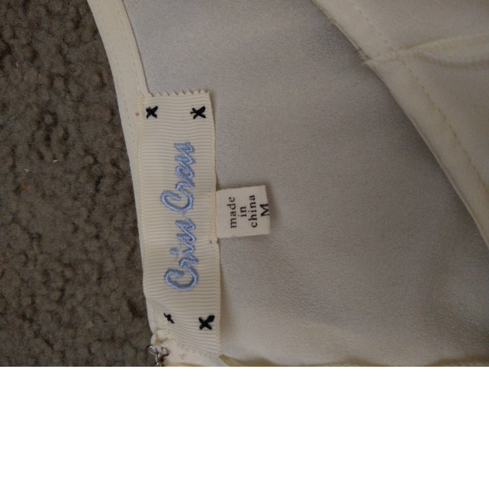 CRISS CROSS BLUE & WHITE TANK DRESS SIZE M - Picture 4 of 6